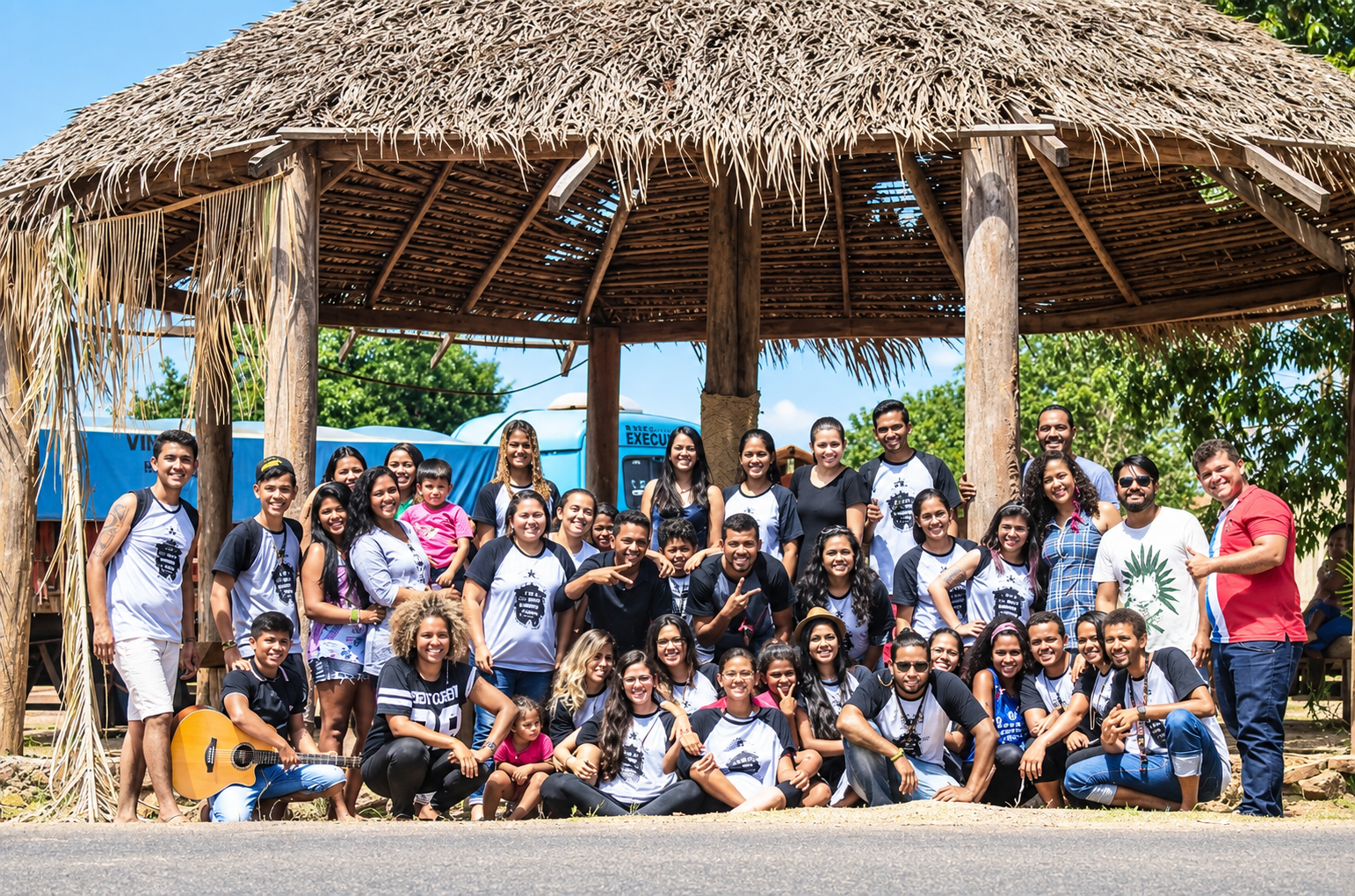 Turma do Projeto Ouvir e Crer reunida
